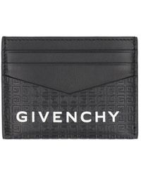 Givenchy - Micro 4g Leather Card Holder - Lyst
