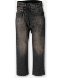 R13 - Wide Crossover Jeans - Lyst