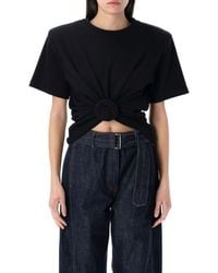 Magda Butrym - Knotted T-Shirt - Lyst
