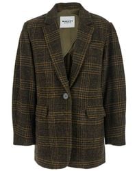 Isabel Marant - 'Gesina' Single-Breasted Jacket With Notched Rever - Lyst