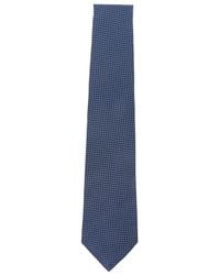 Kiton - Polka Dot Print Silk Tie - Lyst