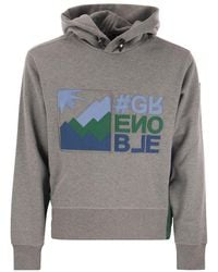 Moncler - Logo-Printed Hoodie For - Lyst