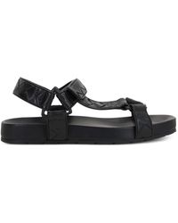 Bottega Veneta - "Trip" Leather Sandals - Lyst