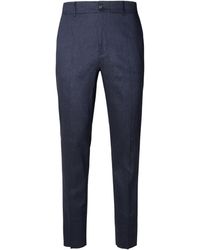 Brian Dales - Linen Blend Trousers - Lyst