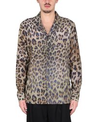 Balmain - Leopard Printed Pyjama Shirt - Lyst