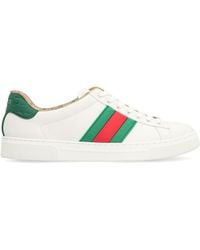 Gucci - Classic Ace Sneaker With Web Detail - Lyst