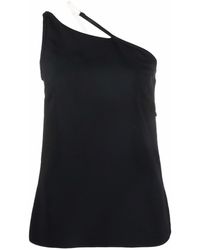 Givenchy - Contrast Asymmetric Strap Top - Lyst