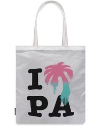 Palm Angels - Shopper Bag With Logo - Lyst