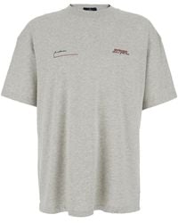 Represent - 'Patron Of The Club' Crewneck T-Shirt With Front And Back Logo Print - Lyst