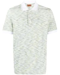 Missoni - Tie-Dye Print Cotton Polo Shirt - Lyst
