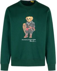 Polo Ralph Lauren - 'Polo Bear' Cotton Blend Sweatshirt - Lyst