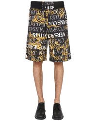 Versace - Bermuda Shorts With Garland Print - Lyst