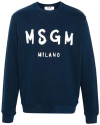 MSGM - Sweatshirt With Logo - Lyst