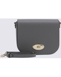 Mulberry - Grey Charcoal Leather Darley Satchel Bag - Lyst