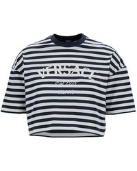 Versace - L'ancora Crop T-shirt - Lyst