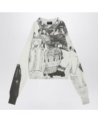 Enfants Riches Deprimes - The Ballroom Dance Sweater In Black/ivory - Lyst