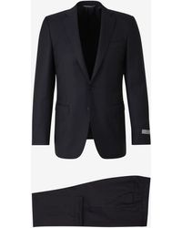 Canali - Wool Straight Suit - Lyst