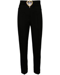 Moschino - Tailored Trousers With Cut-Out Details - Lyst