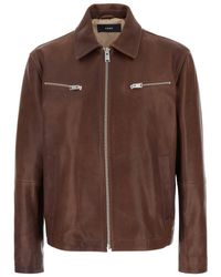 Arma - 'Maze' Jacket With Classic Collar And Zipped Cuffs - Lyst