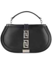 Versace - Greca Goddess Leather Crossbody Bag - Lyst