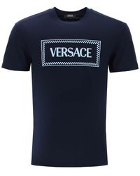 Versace - Embroidered Logo T-Shirt - Lyst