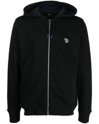 Paul Smith - Zebra Logo Cotton Hoodie - Lyst