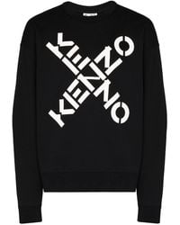 KENZO Cross Logo Sweatshirt - Black