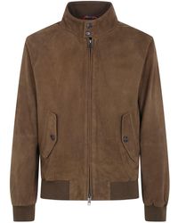 Baracuta - "g9 Suede" Sweater Clothing - Lyst
