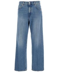 Haikure - Jeans With Five Pocket Design And Logo Patch On The Back - Lyst