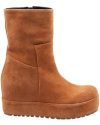 Paloma Barceló - Suede Ankle Boot - Lyst