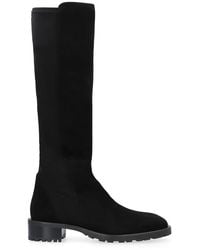 Stuart Weitzman - 5050 Leather And Stretch Fabric Boots - Lyst