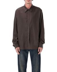 Our Legacy - Brown Oversized Shirt - Lyst
