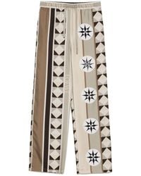 Loewe - P Rinted Silk Pajama Trousers - Lyst