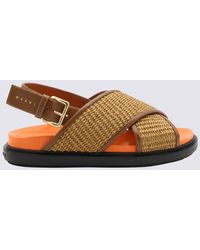 Marni - Cotton Fussbeet Sandals - Lyst