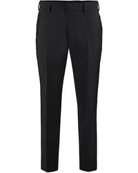 Prada - Wool Blend Trousers For - Lyst