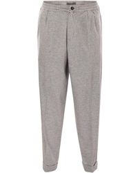 Fedeli - Harvard - Soft Cashmere Flannel Trousers - Lyst