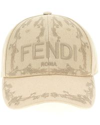 Fendi - ' Roma' Baseball Cap - Lyst