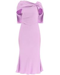 Roland Mouret - Midi Cady Dress - Lyst