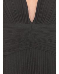 Elisabetta Franchi - Carpet Lurex Jersey Dress With Necklace - Lyst