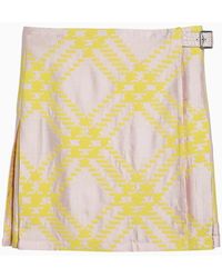 Burberry - Kilt With Check Pattern - Lyst