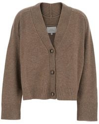 Loulou de Saison - Kaia Lds V Neck Cardigan - Lyst