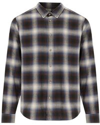 Woolrich - Madras Check Brown And Blue Shirt - Lyst