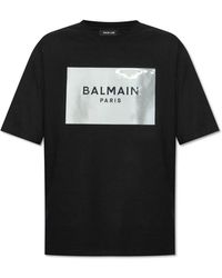 Balmain - T-shirt With Logo, - Lyst