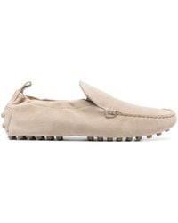 Tod's - Gommino Suede Leather Loafers - Lyst