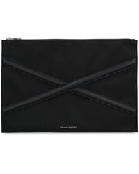 Alexander McQueen - Harness Nylon Pouch-bag With Logo - Lyst