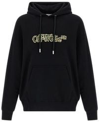 Off-White c/o Virgil Abloh - Cloudy Arrow Cotton Skate Hoodie - Lyst