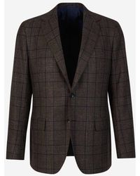 Sartorio Napoli - Checked Pattern Blazer - Lyst