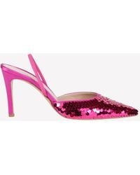Roberto Festa - Hot Pink Leather Mules - Lyst