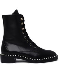 Stuart Weitzman - Sondra Leather Ankle Boots - Lyst