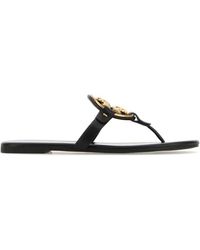 Tory Burch - Miller Leather Sandals - Lyst